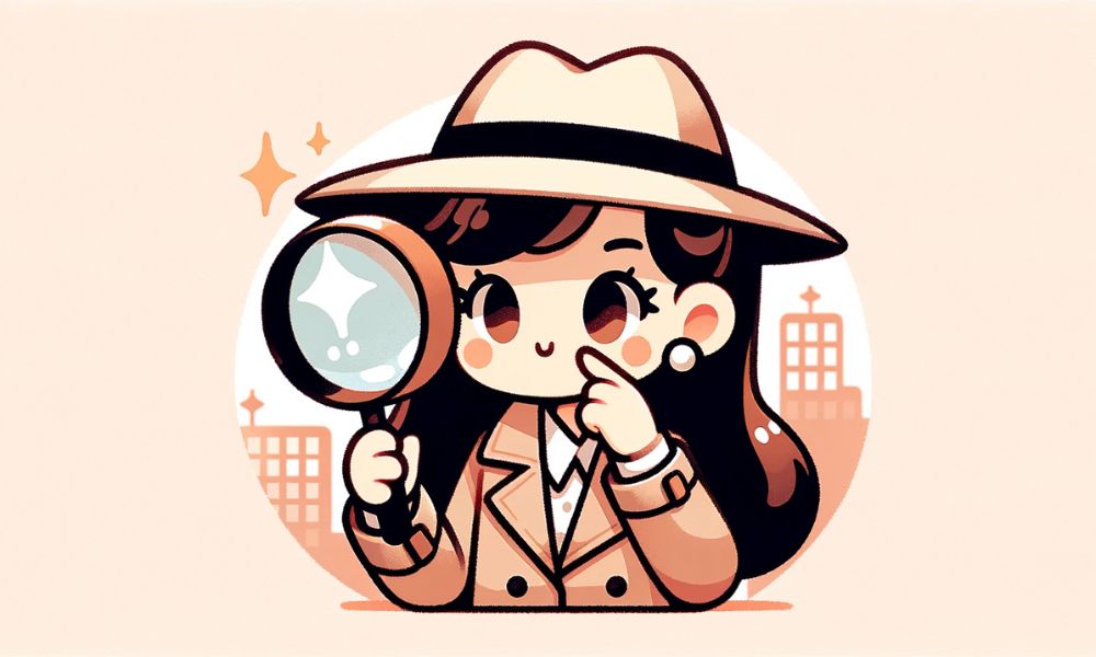 名探偵の女性