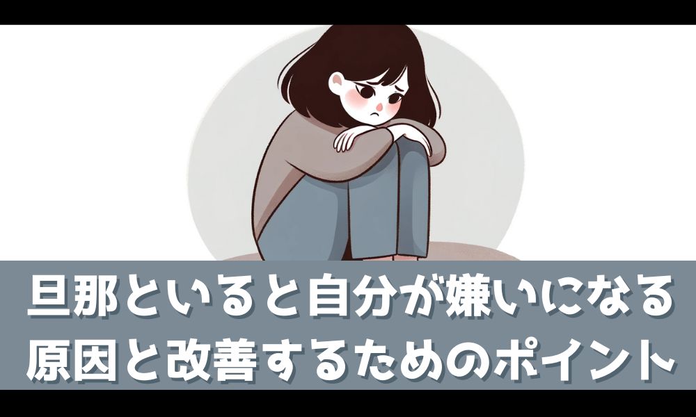 旦那といると自分が嫌いになる…【そんな自己嫌悪をスッキリ改善する方法】