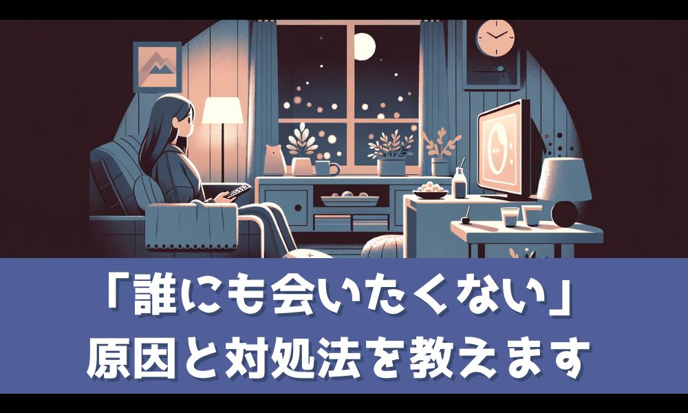 「家から出たくない、人に会いたくない」と感じたらどうする？【原因と対処法】