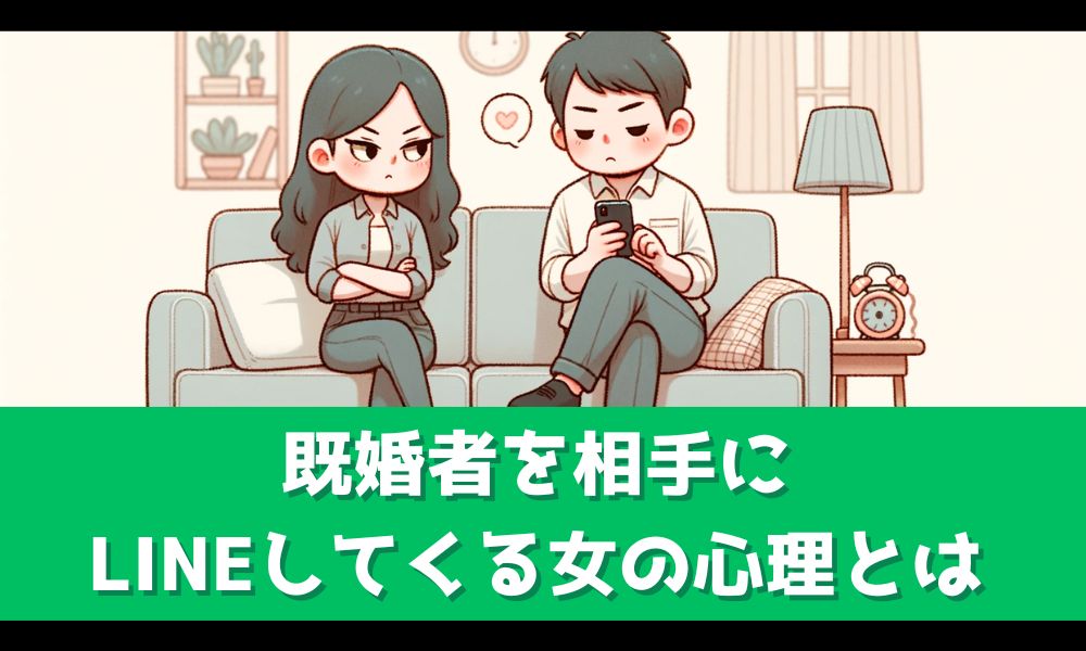 既婚者にラインしてくる女って何を考えてるの！？【適切な対処法を解説します】